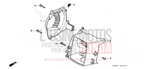 BUSE/GAINE DE VENTILATEUR PK50L de 1990